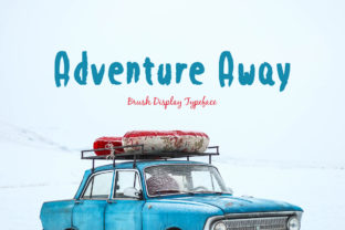 Adventure Away: A Dynamic Brush Font for Editorial Design