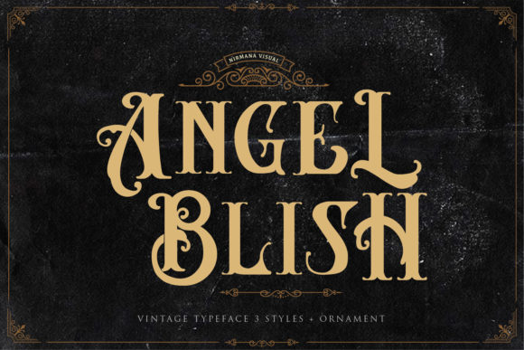 Angel Blish Family: A Premium Display Font for Marketers