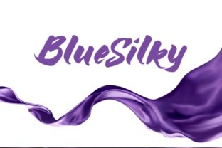 Blue Silky Font: Elevate Editorial Design