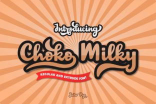 Choko Milky: A Bold Display Font for Web Design