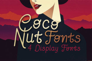 Coconut Family: A Retro Display Font for Bold Branding