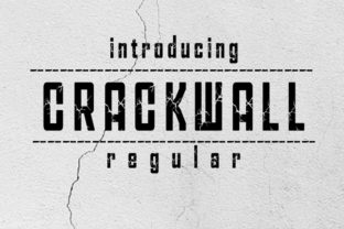 Crackwall: A Bold Display Font for Web Design