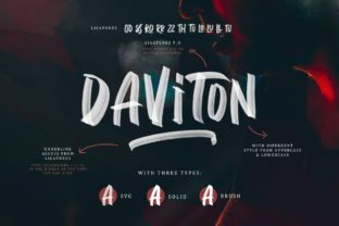 Daviton: A Striking Display Font for Crafters