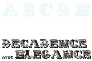 Decadence Avec Elegance: A Premium Display Font for Web