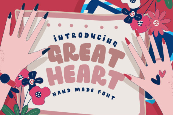 Great Heart: A Bold Display Font for Small Business Branding