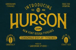 Hurson: The Handwritten Display Font for Marketers