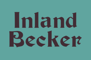Inland Becker: A Classic Display Font for Your Brand