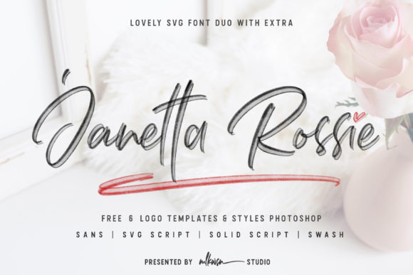 Janetta Rossie Duo: A Premium Display Font for Editorial Design