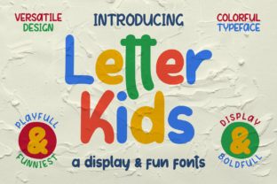 Letter Kids: The Playful Display Font for Bold Campaigns