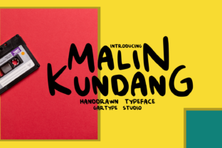 Malin Kundang: A Playful Display Font for Your Brand
