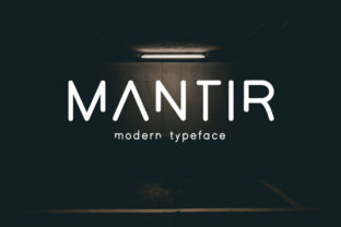 Mantir: A Modern Display Font for Web Design