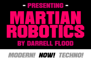 Martian Robotics: A Bold Display Font for Tech Campaigns