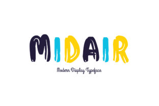Midair: A Bold Display Font for Modern Campaigns