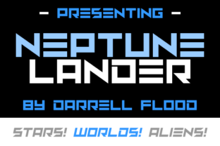 Neptune Lander: A Futuristic Display Font for Bold Campaigns