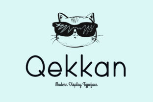 Qekkan: A Modern Display Font for Web Design