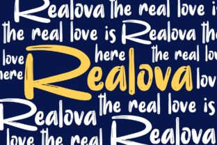 Realova: A Bold Display Font for Marketers