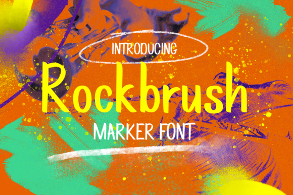 Rockbrush: A Modern Display Font for Bold Editorial Design