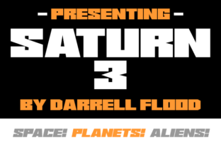 Saturn 3: A Bold Display Font for Modern Brands