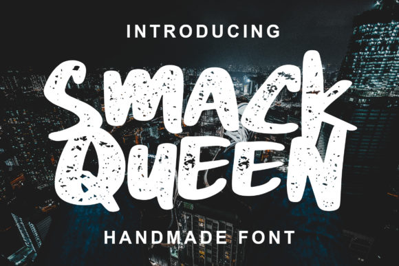 Smack Queen: A Bold Display Font for Brand Identity