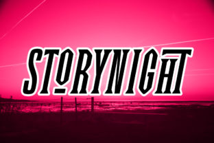 Story Night: A Premium Display Font for Branding